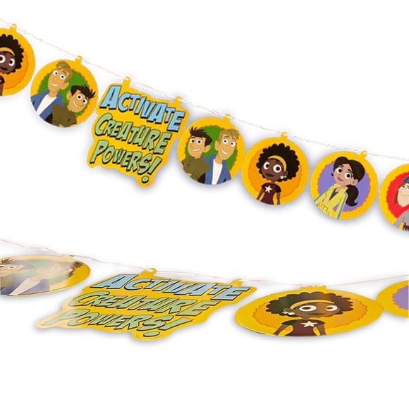 Kit de Fiesta Mighty Mojo Wild Kratts con Banner de 1,5 m