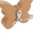 thumbnail image 6 of Butterfly Wall Hooks Wall Mounted ,Wall Hooks Decoration Creative Butterfly Wooden Hook for Hanging Coat/Hat/Key/Towel/Handbag Hooks/Hangers Room Wall Home Decor, 6 of 9