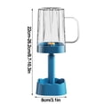 thumbnail image 3 of Nilvkv New Mouthwash Cup Storage Rack Toothbrush Cup Equipment-proof Toothbrush Inverted Dormitory Good Items Portable, 3 of 5