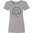 thumbnail image 3 of Inktastic Parkinson's Awareness Ribbon Rainbow Women's T-Shirt, 3 of 5