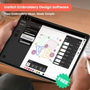 Poolin EOC07RE Embroidery Machine with Large 7.9 x 15 Inch Hoop, Computerized Embroidery Machine for Home & Small Business,