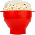 HYYANGUWENTI High Quality Red Silicone Foldable Microwave Popcorn Maker