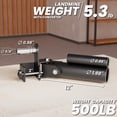 thumbnail image 3 of Synergee Landmine Attachment for 2x2 Power and Squat Racks. Fits Racks with 1" and 5/8" Holes. Rack-Mounted Landmine Trainer for Pressing, Rowing & Core Work. Compatible with 1" & 2" Barbells., 3 of 6