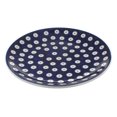 thumbnail image 2 of Blue Rose Polish Pottery Dots Dessert Plate, 2 of 2