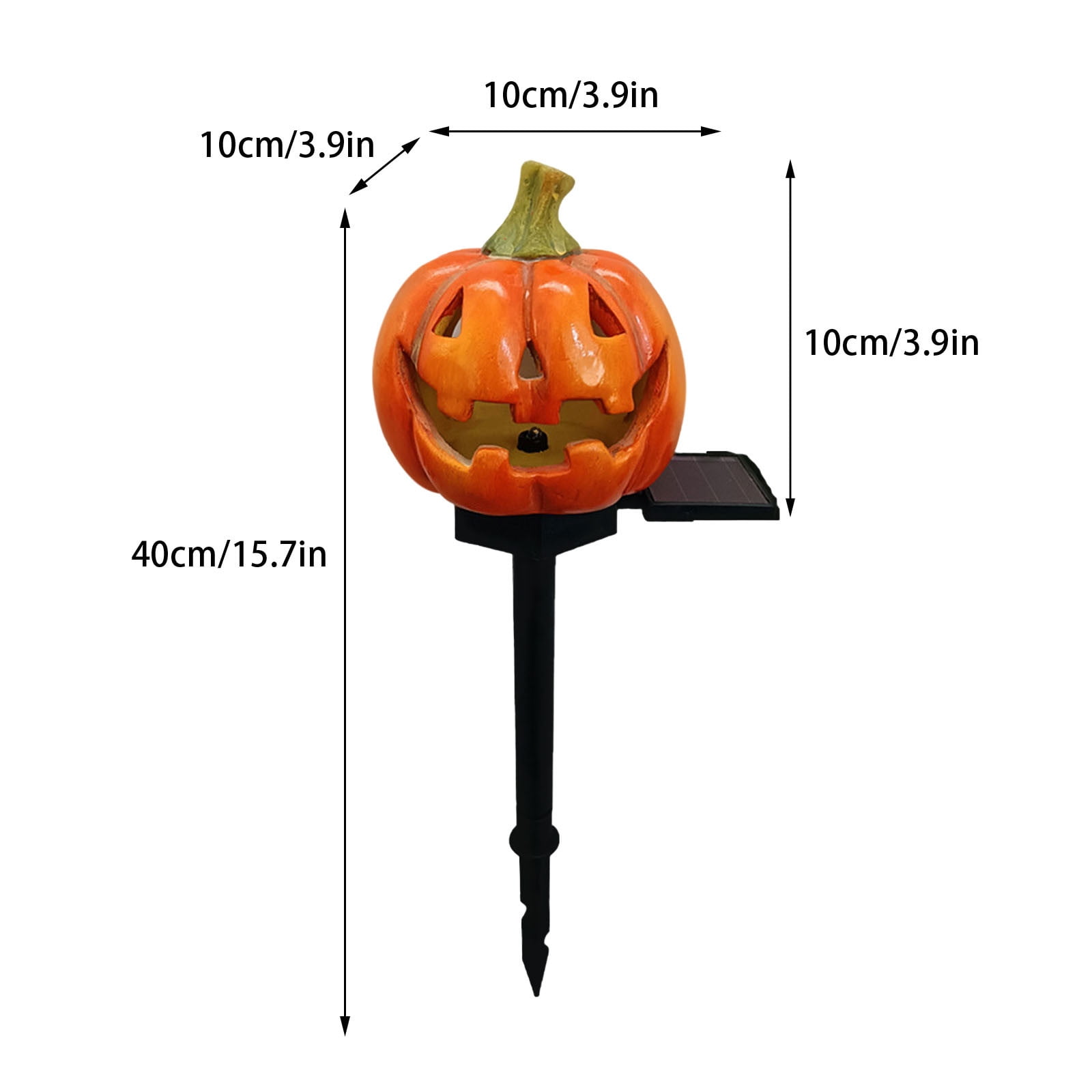 Lot De 6 Décorations D'extérieur Pour Halloween, 540 LED, Lampes Solaires D'extérieur Avec 2 Modes, Lampes Solaires étanches Pour Décoration De Fête D'Halloween, Cour, Jardin, Terrasse, Allée (orange