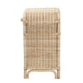 thumbnail image 5 of bali & pari Magni Rattan BOHO Nightstand, 1-Drawer, Natural Brown, 5 of 10