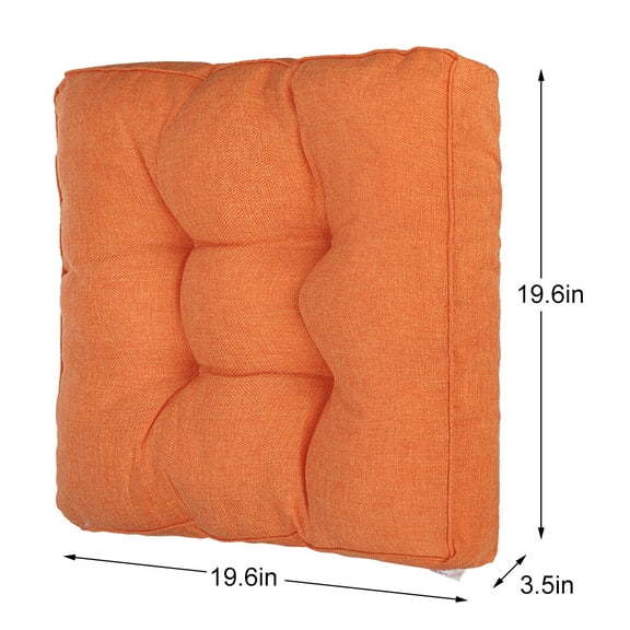 Kitchen Chair Cushion Thicken Seat Pad for Dining Chair Meditation Tatami Yoga Home Office Outdoor Patio, 19.6x19.6x3.5 in
