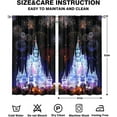 thumbnail image 6 of Cute Cartoon Curtain More Thick And Blockout for Girls Toddlers Bedroom 2 Piece Castle Window Curtain Sets Home Bedroom Decor Decorations, 82 x 63 Inches, 6 of 6
