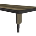 thumbnail image 3 of Adjustable Height 3/4 High Pressure Folding Seminar Table Colonial Hickory Brown, 3 of 7