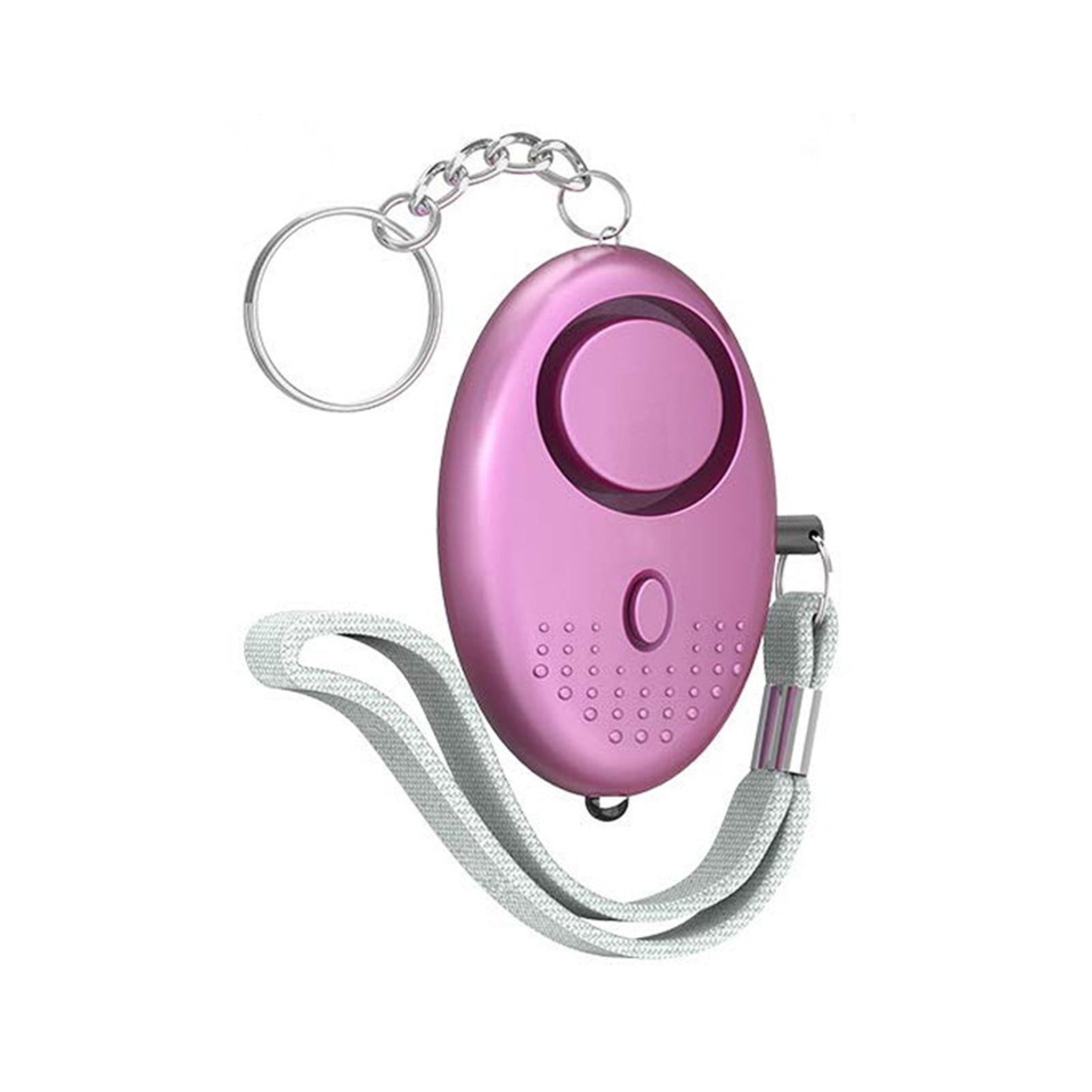 Purple Emergency Safety Sound Alarm Keychain for All Person Personal Alarm Security Devices 130 DB with LED Flashlight