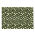 thumbnail image 1 of Floral Cutting Board, Composition of Palm Leaves and Tropical Flowers, Decorative Tempered Glass Cutting and Serving Board, in 3 Sizes, by Ambesonne, 1 of 2