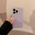 thumbnail image 4 of Jelly Liquid Silicone Soft Case for iPhone 14 13 12 11 pro Max Candy Colors Slim Shockproof Matte Anti-Fingerprint Cases Cover (for iPhone 12 Pro Max,Purple), 4 of 15