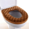 thumbnail image 6 of SIEYIO Soft Toilet Seat Cover Pad Toilet Seat Cushion Washable & Comfortable Toilet Seat Cover Pads, Fits Most Size Toilet Lids, 6 of 13
