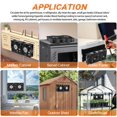 thumbnail image 4 of Ventilador de ordenador WDERAIR 240 x 120 x 38 mm 12 V con enchufe AC 110-240 V, 4 of 7