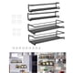 thumbnail image 5 of Juego de 2 Estantes de Especias Duraderos Perfecl Soporte de Pared para Cocina Color Negro, 5 of 8