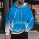 thumbnail image 1 of Sudadera con capucha para hombre, estilo casual, con cuello redondo, estampado, manga larga, blusa de poliéster, 1 of 5