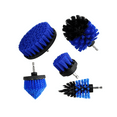 thumbnail image 1 of Juego de 5 cepillos para taladro y fregar para baño, asiento y barco Azul, 1 of 9
