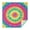 Colorful Rainbow Tie-1, variant on Colorful Rainbow Tie Dye Spiral Pattern Square Tablecloth,Waterproof Square Table Cover,Wipeable Spillproof Washable Table Cover for Home Kitchen Party Decor 42"X42"(107x107cm)