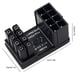 thumbnail image 5 of Conector de giro Placa de alimentación GPU de 8 pines Ángulo de 180 grados para tarjeta gráfica de escritorio JShteea  El nuevo, 5 of 5