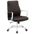 thumbnail image 2 of Depict Mid-back Aluminum Office Chair Black, 2 of 7