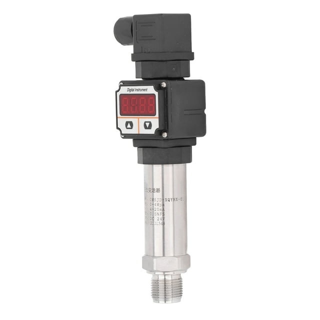 Transmisor de presión con pantalla digital, sensor transductor pequeño de 0,4 MPa, 420 mA, CC de 24 V OMSJDXQYHX01