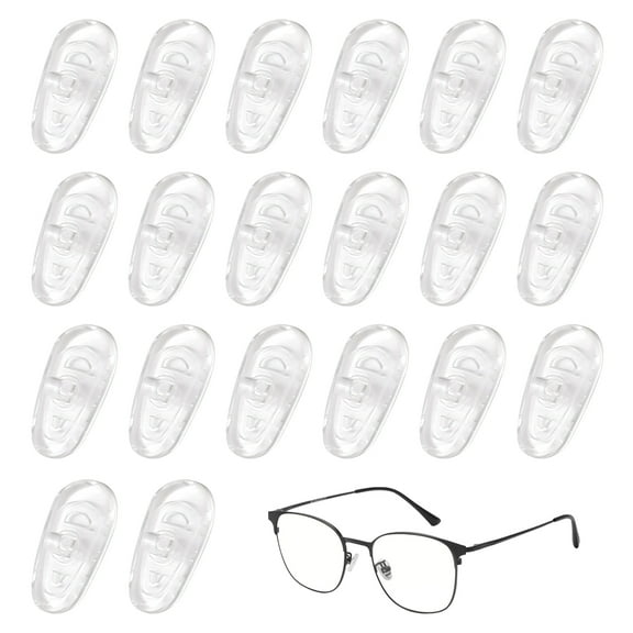 Soft Silicone Nose Pad For Eyeglasses 20PCS G14 AntiSlip Design Eyewears Nose Cushion Glasses Replacement Accessory