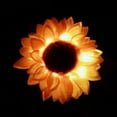 thumbnail image 3 of Lámpara solar LED de girasol para exteriores, jardín, villa, patio, césped y toma de tierra., 3 of 5