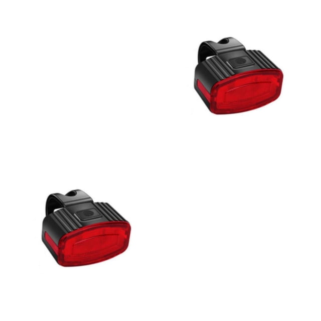 stanreset 1/2/3/5 Bike Rear Light Seatpost Taillight Cycling LED Headlight USB Outdoors Long Endurance Night Safety Riding Lantern Red Light 2PCS