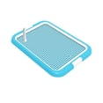 thumbnail image 3 of Caja de arena para perros, l para gatos, recipiente para inodoro, soporte para almohadilla de entrenamiento Deep Pee Loo Azul claro Zulema Bandeja sanitaria, 3 of 8