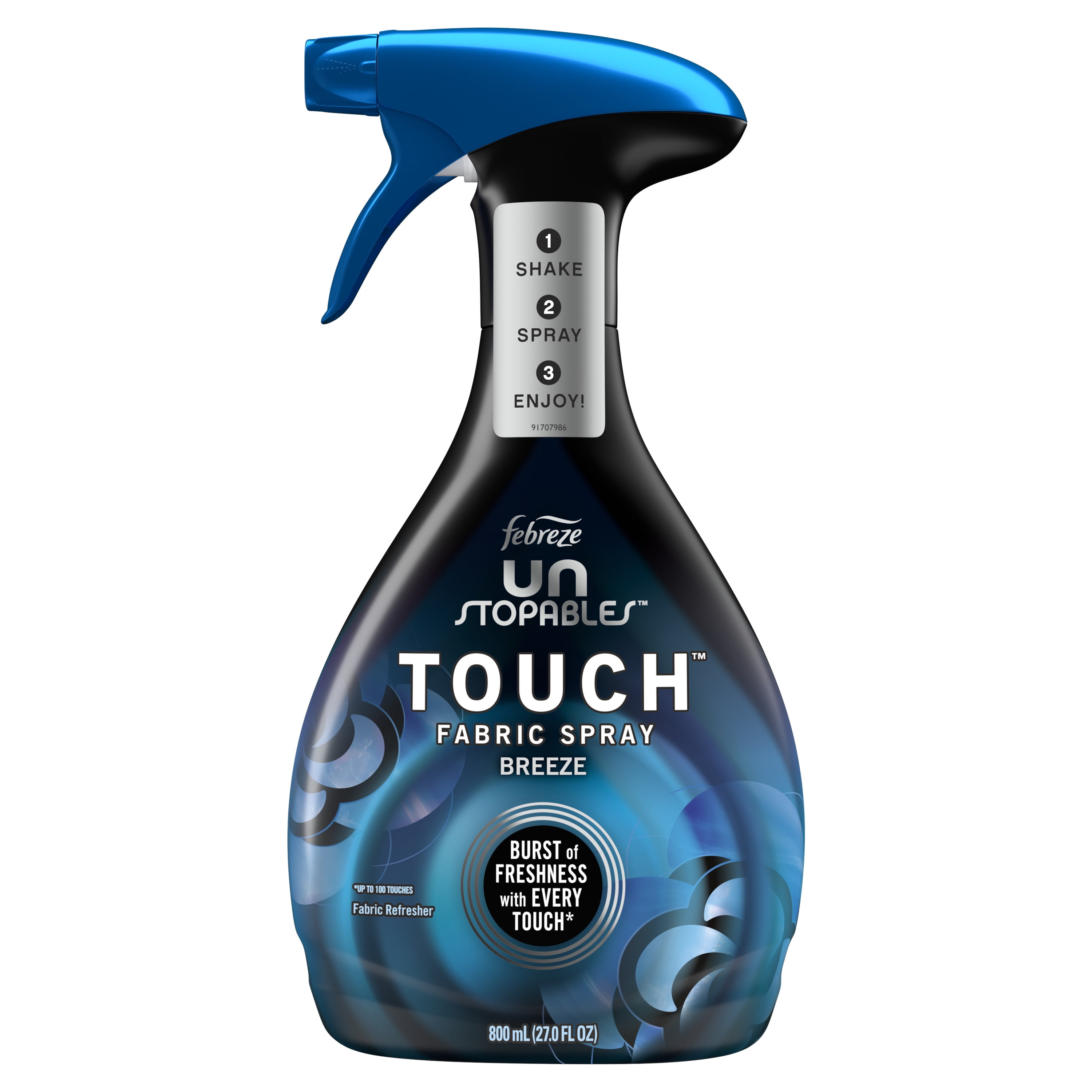Febreze Unstopables Touch Fabric Spray and Odor Fighter, Breeze, 27 oz 
