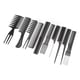 thumbnail image 1 of Juego De Peines Para El Cabello, Juego De Peines Para Peinar, 10 Piezas Para Peluquería, 1 of 8