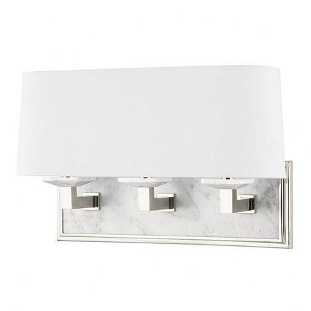 

3 Light Vanity Light in The Classics Transitional Essentials Style 11 inches Tall and 18 inches Wide-Polished Nickel Finish Bailey Street Home