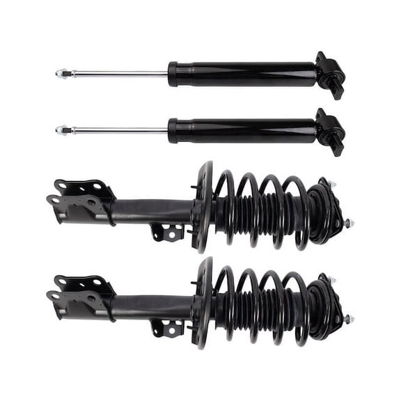 Front and Rear Shock Strut and Coil Spring Kit 4 Piece - Compatible with 2015 - 2022 Ford Mustang Coupe 2016 2017 2018 2019 2020 2021