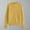 Yellow, variant on Odbmxy Cotton Sweater for Women 2024 Long Sleeve Womens Fall Sweaters Layering Solid Color Relaxed Fit Yellow Knit Sweaters