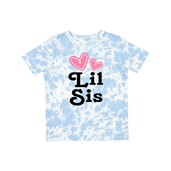 Inktastic Love Hearts Lil Sis Girls Toddler T-Shirt