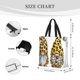thumbnail image 3 of Easygdp Leopard Gnomes Bolsa Tote para Mujer, Bolso de Hombro para Trabajo, Playa, Viajes, Compras y Supermercado, 3 of 7