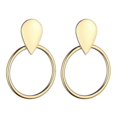 thumbnail image 2 of Pendientes de metal color plata, pendientes colgantes vintage para mujer, plata, 2 of 4