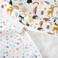 thumbnail image 4 of Castle Fairy Cute Woodland Animal Duvet Cover Queen,Fox Deer Hedgehog Pine Queen Bedding,Orange Black Cream White,Reversible,3-Piece,No Comforter,1 Duvet Cover and 2 Pillowcases, 4 of 6