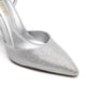 thumbnail image 4 of Zapatos de Tacón Alto DREAM PAIRS Plata con Brillo y Correa al Tobillo 10, 4 of 7