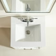 thumbnail image 6 of 18 Inch Bathroom Vanity Fully Assembled Freestanding Single Sink Cabinet with Solid Surface Top, Space-Saving Modern Bathroom Storage for Small Spaces, 6 of 9