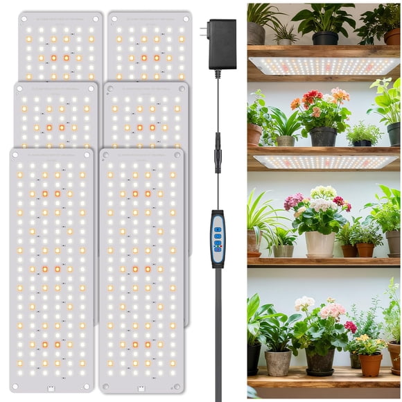 Aumtrly Grow Lights for Indoor Plants, 882 LED Full Spectrum Plant Light Panel for Growing Seedling Starting, Slim Grow Lamp with