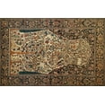 thumbnail image 1 of Ahgly Company Indoor Rectangle Traditional Bakers Brown Persian Area Rugs, 3' x 5', 1 of 6