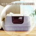 thumbnail image 6 of golytefs Large Cat Litter Box Anti Splashing Cat Bedpans with Handle Cat Litter Pan with Lid Kitty Litter Tray for Larger Cat Breeds Or Multiple Cat Households, 6 of 8