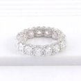 thumbnail image 4 of Oryn Jewelry 14K White Gold Plated Bands - 1.7 Ct Round Cut Moissanite Bands - Moissanite Wedding Band for Women - Valentine’s Proposal Jewelry - Christmas Gift for Her - Gift for Mother, 4 of 6