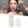 thumbnail image 4 of Saluaqui Brocha Retráctil Para Maquillaje En Polvo, Brocha Para Base, Brocha Portátil Para Colorete Facial Con Tapa, Brocha Para Base En Polvo De Viaje, Para Polvo Prensado,, 4 of 7