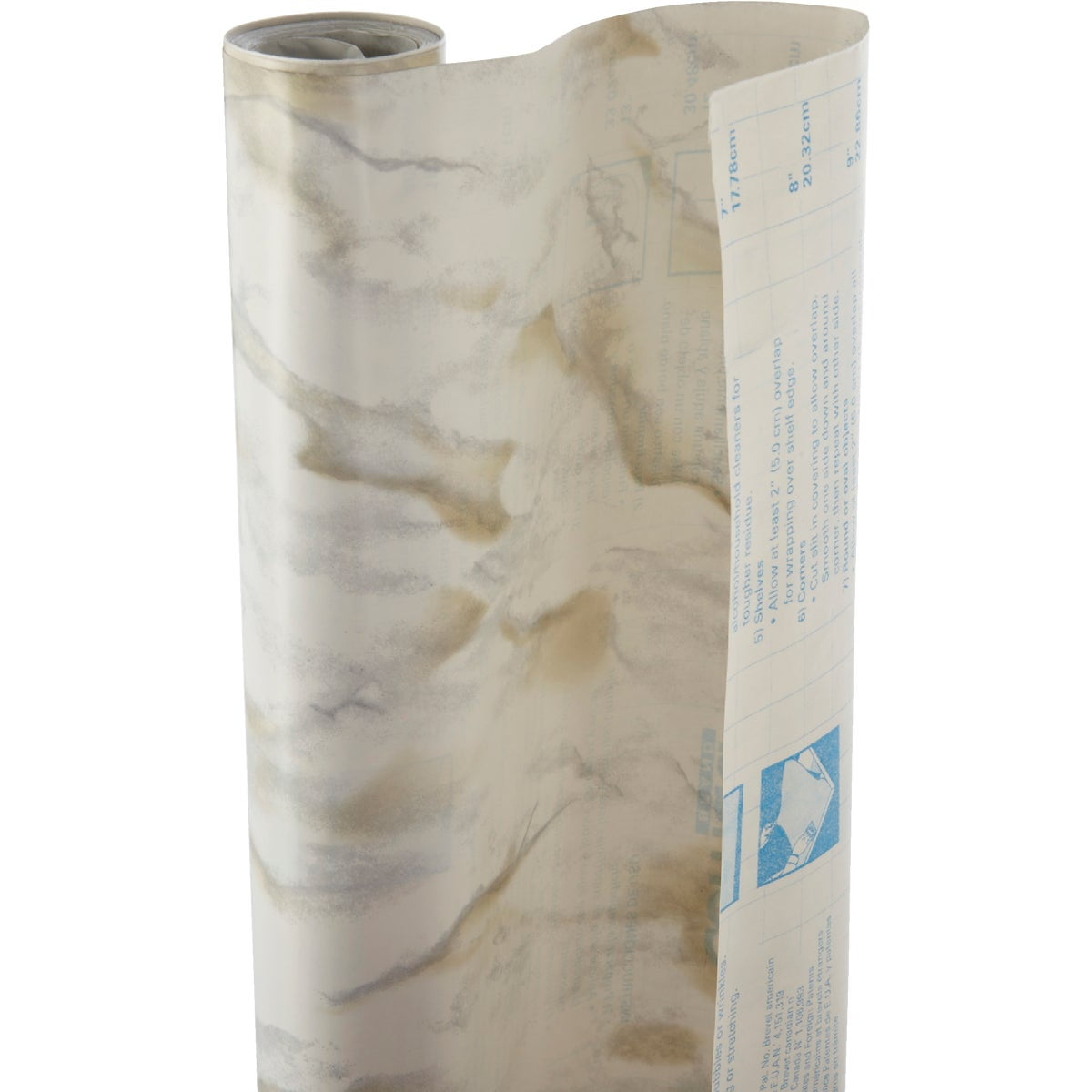 Contact Shelf Paper Multipurpose 18" X 3yd Repositionable Adhesive Walnut 