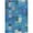 Blue, variant on LR Home Blue Patchwork Quilt Cotton Throw Blanket, 50" x 70"