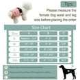 thumbnail image 3 of Pañales para perros Grecle, lavables, reutilizables, para incontinencia femenina, L, 3 of 7
