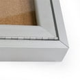 thumbnail image 4 of Pemberly Row Wood 48" x 96" 3 Door Enclosed Bulletin Board in Natural, 4 of 5