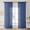 Blue, variant on Solid Color Sheer Curtains - Lightweight Translucent Drapes, Rod Pocket Style, Semi-Sheer Half-Shading for Living Room Bedroom Home Decor, Beige